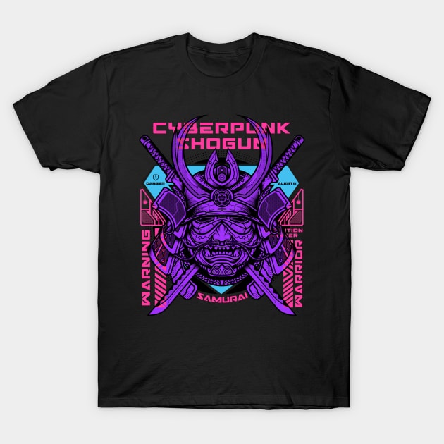 Cyberpunk shogun T-Shirt by redwane